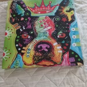 Boston Terrier wall art 14" square